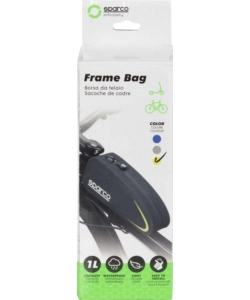 Borsa da telaio per bici sparco in nylon , 21,5x5,5x8,5 cm